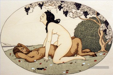 Faire l’amour sous l’arbre Gerda Wegener Erotique Adulte Peinture à l'huile